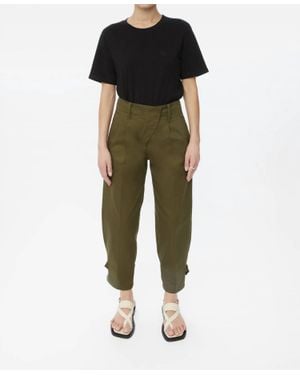 Dāl the Label Canvas Utility Tapered Pants - Green
