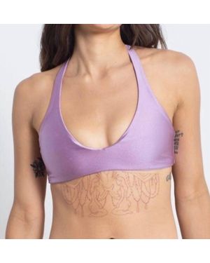 Reel Skipper Reversible Skipper Bikini Top - Purple