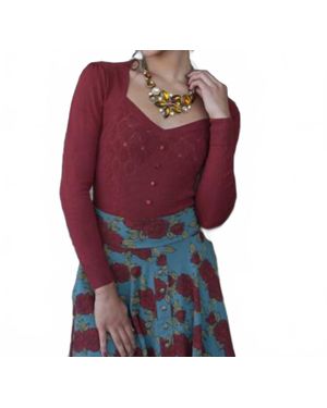 Effie's Heart Beguile Sweater - Red