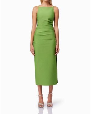 Elliatt Rose Midi Dress - Green