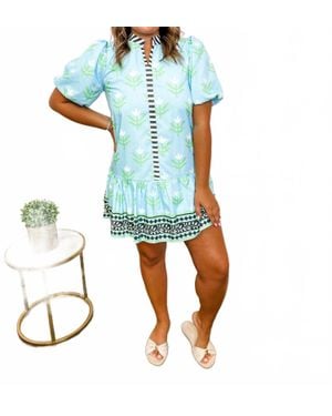 TCEC Madelyn Mini Dress - Blue