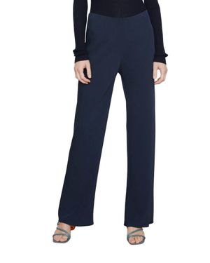 Vince Bias Cut High Waist Pants - Blue