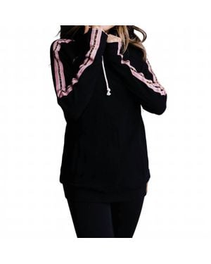 Ampersand Ave Doublehood Sweatshirt - Black