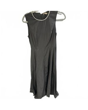 Peserico Knitted Panel Long Dress - Gray