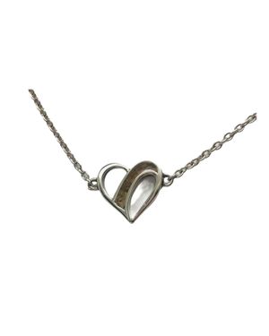 Dune Traveling Heart Delicate Chain Bracelet - Metallic