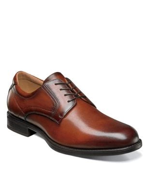 Florsheim Midtown 12135-221 Oxford Mensd Cognac Leather Dress Shoes Zogg3055 - Brown