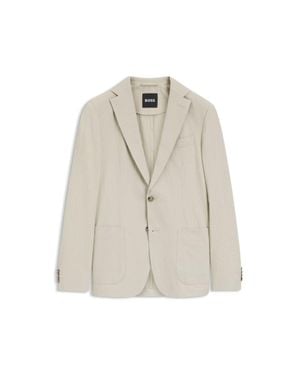 BOSS Slim-Fit Jacket - Natural