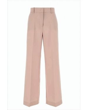 Weekend Palazzo Pants With Ironed Pleats - Pink