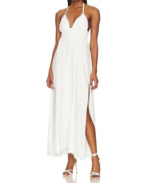 Peixoto Zoe Smocked Strappy Dress - White
