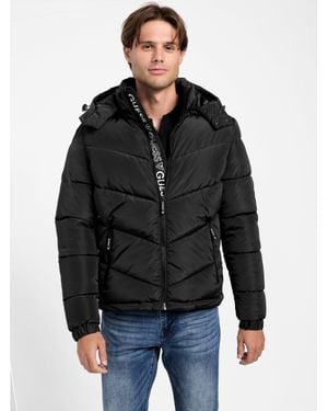 Guess Eco Chano Puffer Jacket - Black