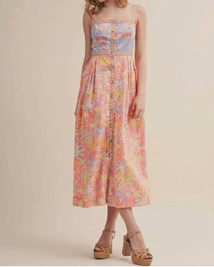 ..,merci Jillian Midi Dress - Pink
