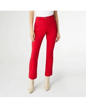 Coco + Carmen Lovely Straight Leg Pant - Red
