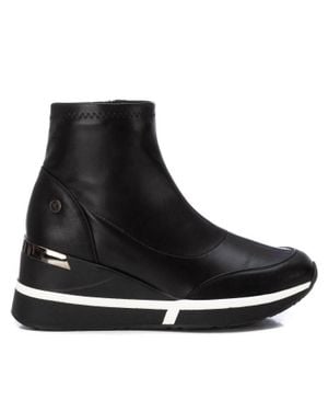 Xti Wedge Sport Booties - Black