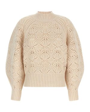 Zimmermann 'Hypnotic Cable Knit' Sweater - Natural