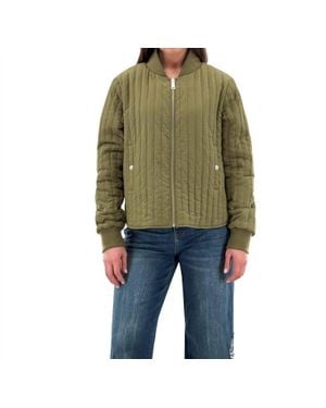 Orly Reversible Zip-Up Insulated Jacket - Green