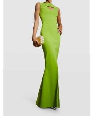 Chiara Boni Cutout Maxi Dress - Green