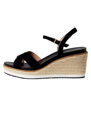 Cole Haan Cloudfeel Silvee Espadrille Wedges 75Mm W32560 - Black