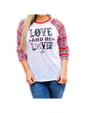 Ali Dee Wholesale Love & Be Loved Tee - White