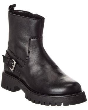 M by Bruno Magli Lensa Leather Bootie - Black