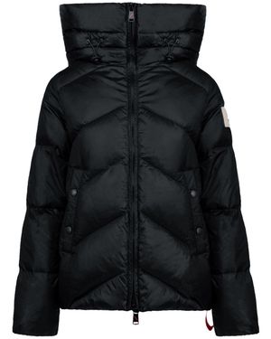 AFTER LABEL Chevron Quilted Polyamide Down Jacket - Black