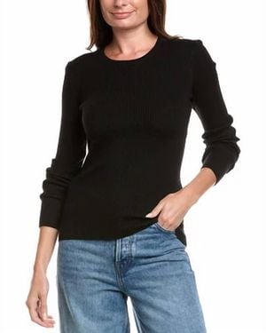 Another Love Maritza Basic Crew Sweater - Black