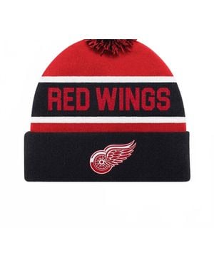 Starter Detroit Wings Pom Beanie - Red