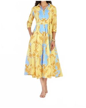 Beyond By Vera Emily Dress - Yellow