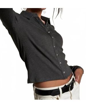 PERFECTWHITETEE Amee Top - Black