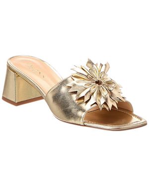 Baldini Leather Sandal - Metallic