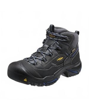 Keen Soft Toe Braddock Waterproof Mid Shoe - Black