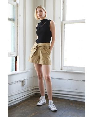 TRUEDAMES Beautiful Life Woven Shorts - Brown