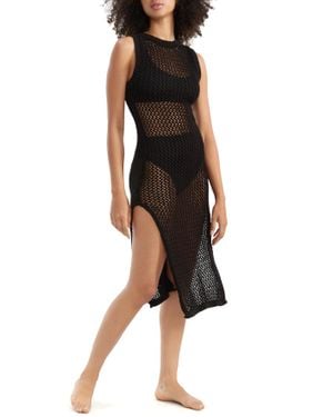 Beach Riot Holly Cover-Up Dress - Black