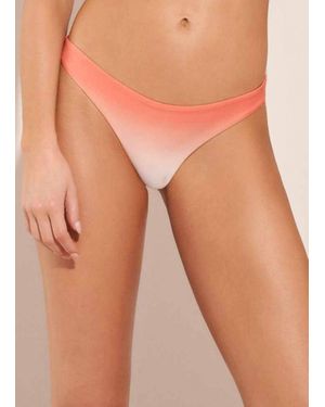 Maaji Reversible Signature Cut Thin Side Bikini Bottom - Natural