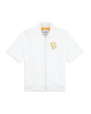 Sergio Tacchini Urso Short Sleeve Track Jacket - White