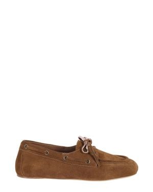 3Juin Alex 005 Boat Leather Loafers - Brown