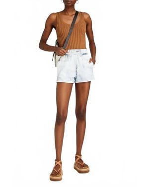 Rag & Bone High Waist Shorts - White