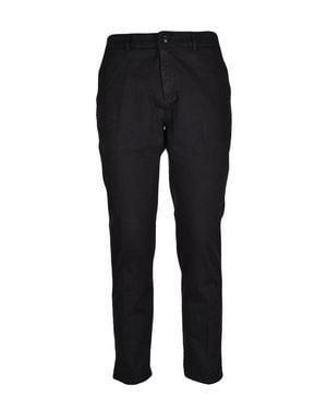 Department 5 Slim-Fit Chino Pants With Tailored Design - Black