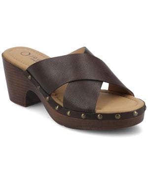 Journee Collection Apos;S Silvana Sandals - Brown