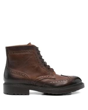 Doucal's Dovetail Ankle Boot - Brown