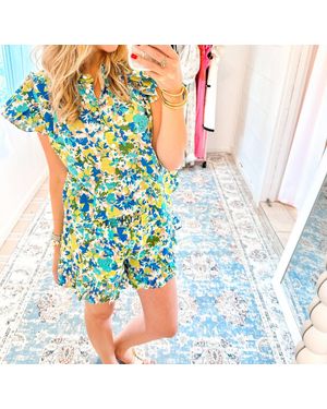 Olivia James the Label Chandler Short - Blue