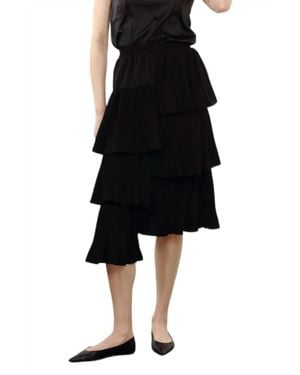 Zero Degrees Celsius Ruffle Skirt - Black