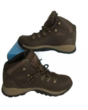 Columbia Yoncalla Mid Waterproof Athletic Hiking Boots - Brown