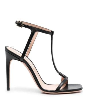 Bally Natalia Strappy Leather Sandals, Brand Size 36.5 Us - Black