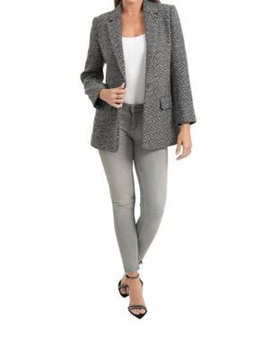 Love Token Marcus Jeweled Boyfriend Blazer - Black