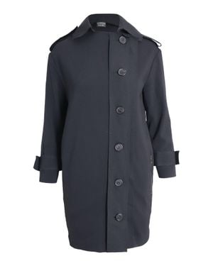Lanvin Button-Front Trench Coat - Blue