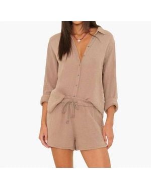 Xirena Scout Button Shirt - Brown