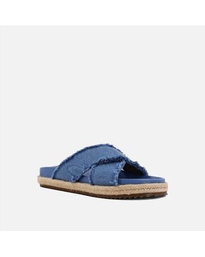 Shu Shop Courtney Flat Sandal - Blue