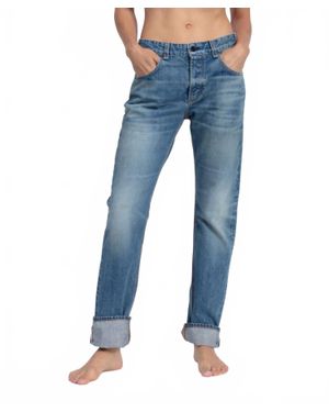ASKK NY Selvage Straight Leg Jeans - Blue