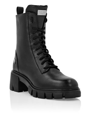 Philipp Plein Boots Low Flat - Black