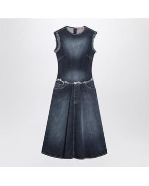 Acne Studios Laye Midi Dress - Blue